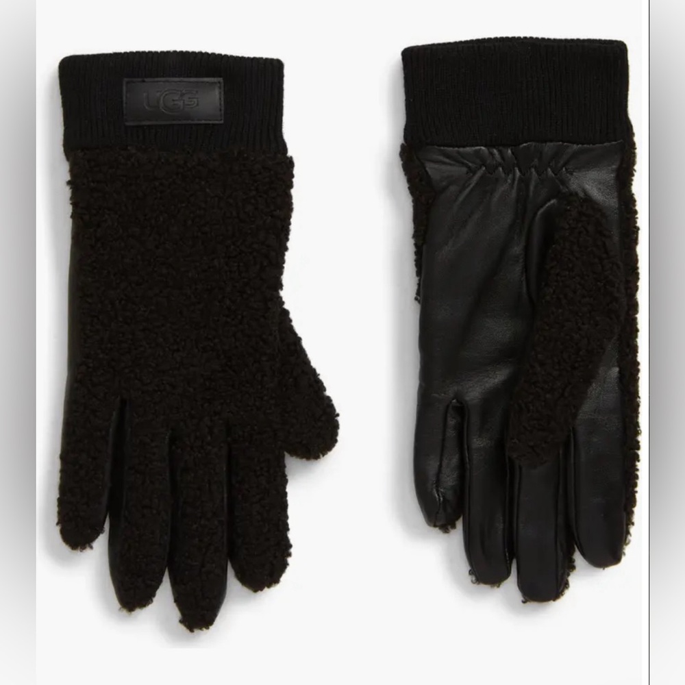 Ugg Touch Screen Compatible Gloves In Black Size S - image 3